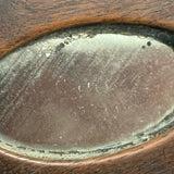 Wonderful Small 19th Century Treen Cased Mirror, Presumed Sailor Made