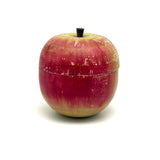 Earlier 20th Century Japanese Painted Treen Apple with Horse Roulette Inside