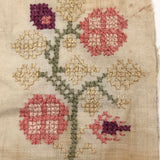 Sweet Little Flowers in Urn Cross Stitch Embroidery