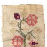 Sweet Little Flowers in Urn Cross Stitch Embroidery