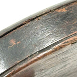 Wonderful Small 19th Century Treen Cased Mirror, Presumed Sailor Made