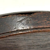 Wonderful Small 19th Century Treen Cased Mirror, Presumed Sailor Made