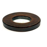 Wonderful Small 19th Century Treen Cased Mirror, Presumed Sailor Made