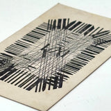 Van Everens Visiting Cards, Grand Central Hotel, c. 1880s Business Card with Anamorphic Text