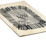 Van Everens Visiting Cards, Grand Central Hotel, c. 1880s Business Card with Anamorphic Text