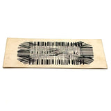 Van Everens Visiting Cards, Grand Central Hotel, c. 1880s Business Card with Anamorphic Text