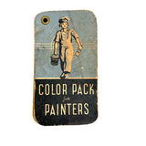 Well Used Dutch Boy Color Pack for Painters, c. 1920, with Color Names and Formulas on Reverse