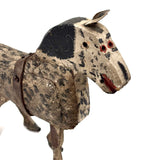 Dappled Horse and Abbots Milk Wagon, Wonderful Old Pennsylvania Folk Art Construction