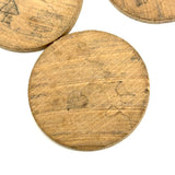 Earlier 20th Century Japanese Painted Treen Apple with Horse Roulette Inside