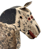 Dappled Horse and Abbots Milk Wagon, Wonderful Old Pennsylvania Folk Art Construction