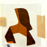 Perfectly (Post) Modern Printer's Mockup, As Found: Colored Film Over B&W Photo, Masking Tape, Mini Print