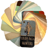 Well Used Dutch Boy Color Pack for Painters, c. 1920, with Color Names and Formulas on Reverse