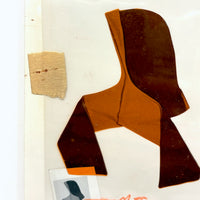 Perfectly (Post) Modern Printer's Mockup, As Found: Colored Film Over B&W Photo, Masking Tape, Mini Print