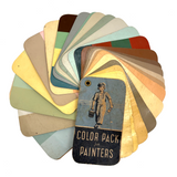 Well Used Dutch Boy Color Pack for Painters, c. 1920, with Color Names and Formulas on Reverse