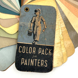 Well Used Dutch Boy Color Pack for Painters, c. 1920, with Color Names and Formulas on Reverse