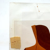 Perfectly (Post) Modern Printer's Mockup, As Found: Colored Film Over B&W Photo, Masking Tape, Mini Print
