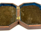 Marvelous Double Sided Antique PA Folk Art Box with Inlaid Horses