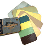Well Used Dutch Boy Color Pack for Painters, c. 1920, with Color Names and Formulas on Reverse