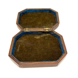 Marvelous Double Sided Antique PA Folk Art Box with Inlaid Horses