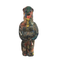 Curious, Colorful,  Polymer (Presumed Slag) Clay Figure