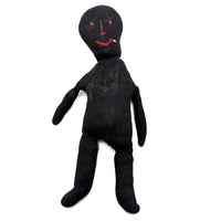 From the Pat Hatch Doll Collection, Charmer of a c. 1900 Black Stockingette Doll with Big Smile