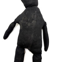 From the Pat Hatch Doll Collection, Charmer of a c. 1900 Black Stockingette Doll with Big Smile