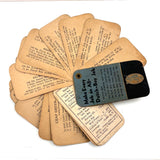 Well Used Dutch Boy Color Pack for Painters, c. 1920, with Color Names and Formulas on Reverse