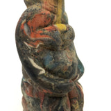 Curious, Colorful,  Polymer (Presumed Slag) Clay Figure