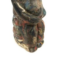 Curious, Colorful,  Polymer (Presumed Slag) Clay Figure