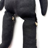 From the Pat Hatch Doll Collection, Charmer of a c. 1900 Black Stockingette Doll with Big Smile
