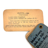 Well Used Dutch Boy Color Pack for Painters, c. 1920, with Color Names and Formulas on Reverse