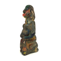 Curious, Colorful,  Polymer (Presumed Slag) Clay Figure