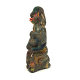 Curious, Colorful,  Polymer (Presumed Slag) Clay Figure
