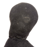From the Pat Hatch Doll Collection, Charmer of a c. 1900 Black Stockingette Doll with Big Smile