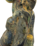 Curious, Colorful,  Polymer (Presumed Slag) Clay Figure