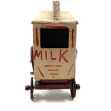 Dappled Horse and Abbots Milk Wagon, Wonderful Old Pennsylvania Folk Art Construction