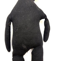 From the Pat Hatch Doll Collection, Charmer of a c. 1900 Black Stockingette Doll with Big Smile