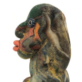 Curious, Colorful,  Polymer (Presumed Slag) Clay Figure