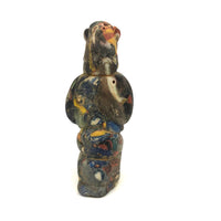 Curious, Colorful,  Polymer (Presumed Slag) Clay Figure