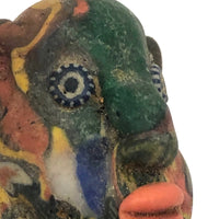 Curious, Colorful,  Polymer (Presumed Slag) Clay Figure