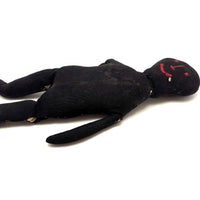 From the Pat Hatch Doll Collection, Charmer of a c. 1900 Black Stockingette Doll with Big Smile
