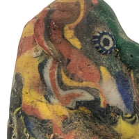 Curious, Colorful,  Polymer (Presumed Slag) Clay Figure