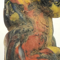 Curious, Colorful,  Polymer (Presumed Slag) Clay Figure