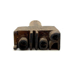 ROLLO, Beatifully Hand-Carved Antique Wooden Stamp