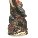 Curious, Colorful,  Polymer (Presumed Slag) Clay Figure