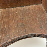 Charming Old Chip Carved Tramp Art Tabletop Chair
