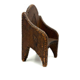 Charming Old Chip Carved Tramp Art Tabletop Chair