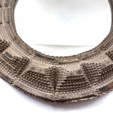 Stunning, Large 19th Century Chip Carved Frame With Original Back and Hanging Chain (and New Mirror)