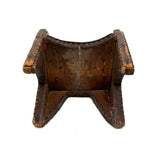 Charming Old Chip Carved Tramp Art Tabletop Chair