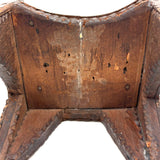 Charming Old Chip Carved Tramp Art Tabletop Chair